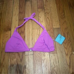 NWT Letarte Bikini Top Purple Large